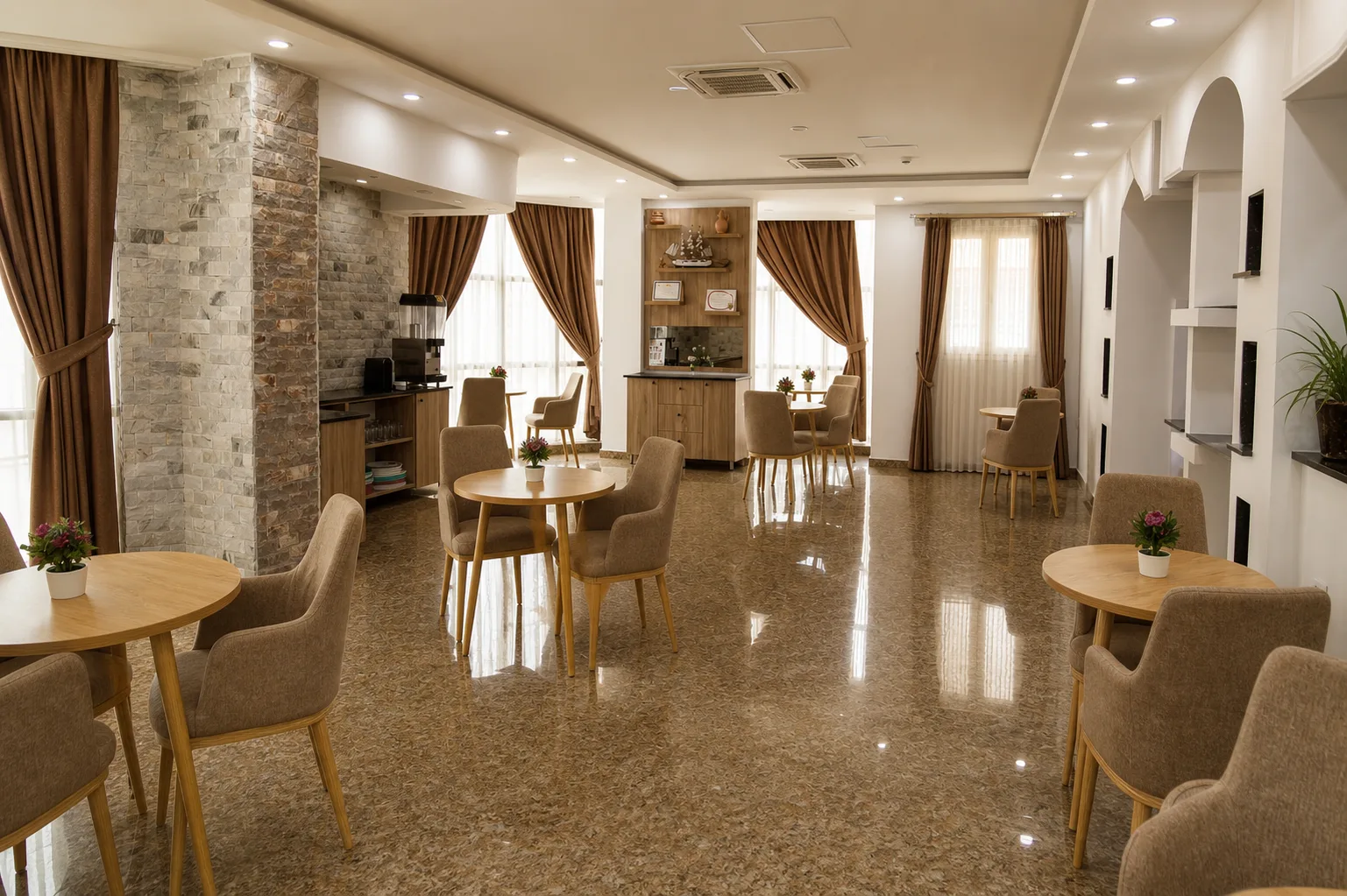 Breakfast seating