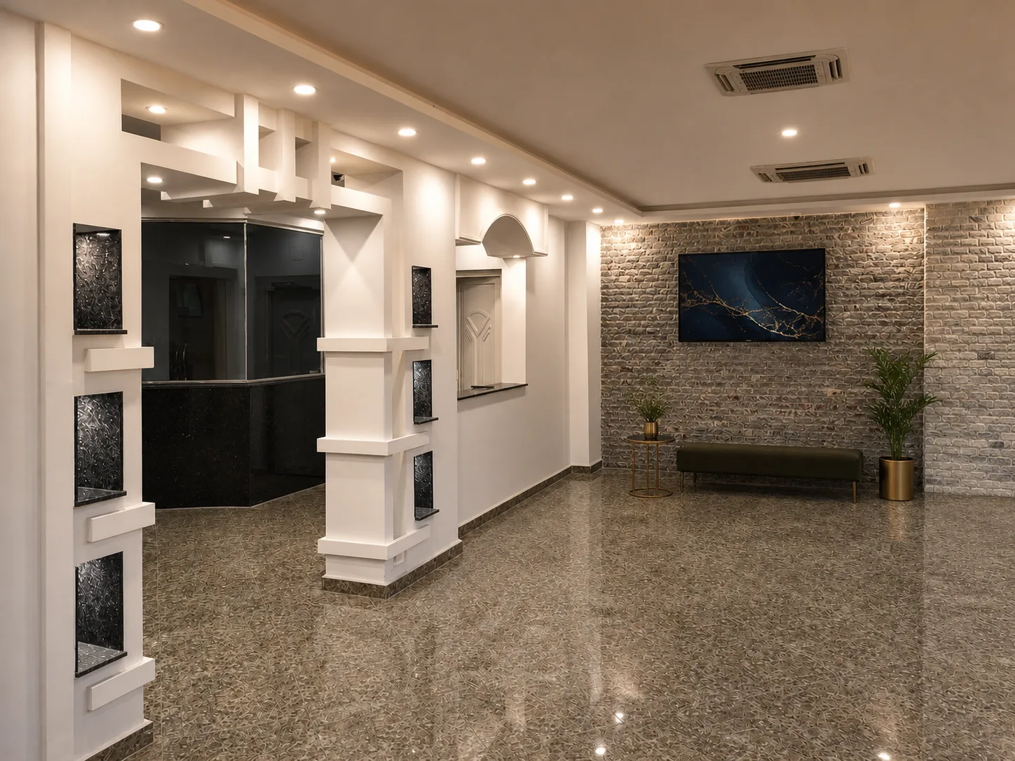 Reception area