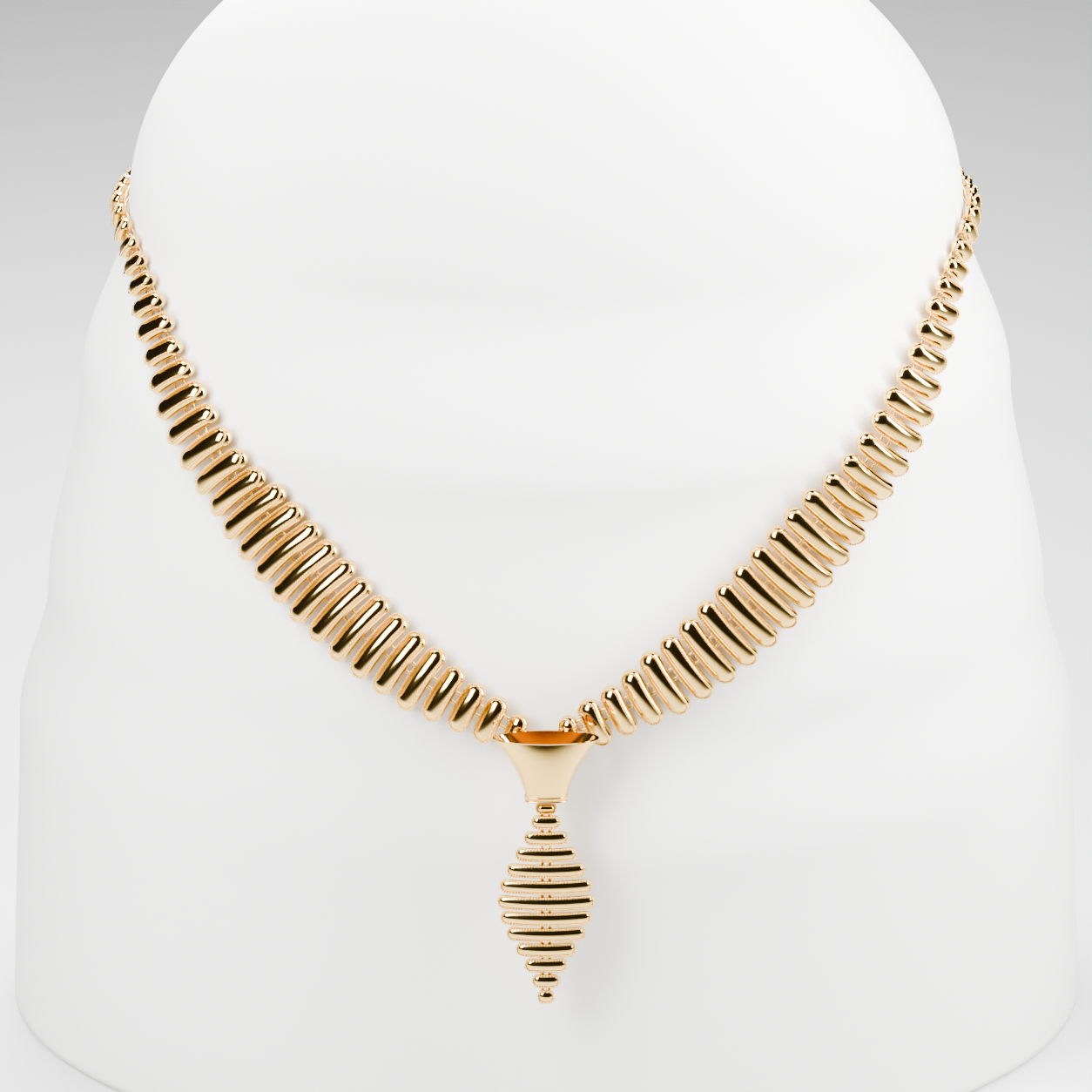 Full necklace render from the earlier visual checkpoint