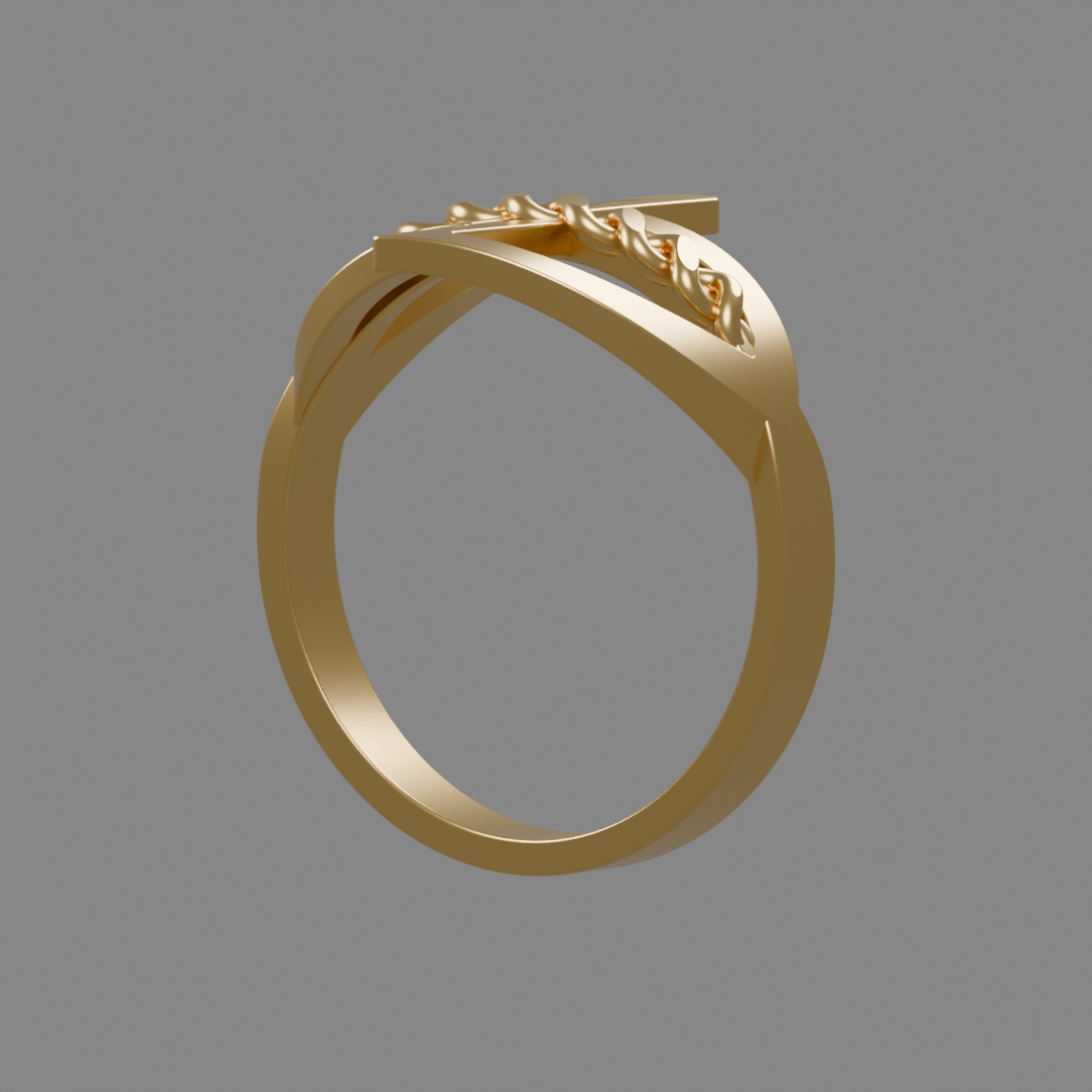 Side CAD preview of the EU 62 M11 ring